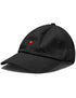 Strawberry Dad Embroidered Fruit Curve Bill Baseball Cap - BLACK
