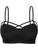 Strappy Caged Cutout Front Super Soft Stretchy Bra Top