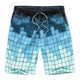 Men's Quick Drying Surf Beach Boardshorts Casual Pattern Printed Trunk