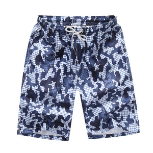 Men's Quick Drying Surf Beach Boardshorts Casual Pattern Printed Trunk