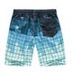 Men's Quick Drying Surf Beach Boardshorts Casual Pattern Printed Trunk