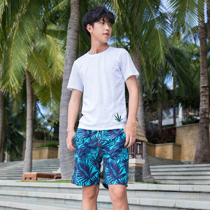 Men's Casual Classic Boardshorts Quick Dry Printed Pattern Swimming Trunk