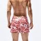 Men's Quick Dry Surfing Short Swimming Trunk with Flower Pattern
